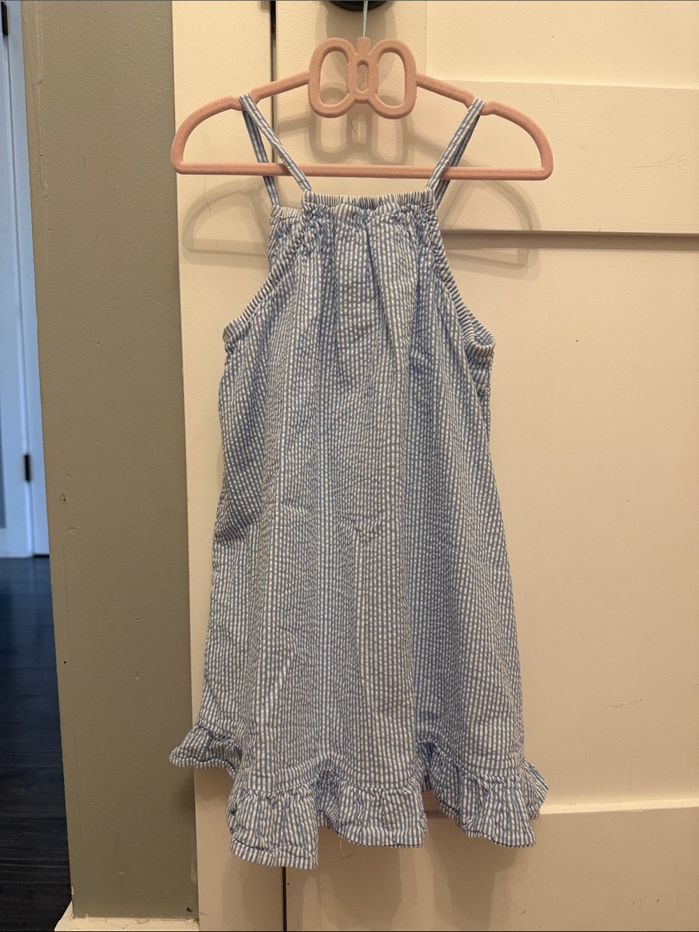 ✨5/$25✨H&M Blue and White Striped Girls Sundress